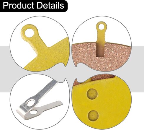 Disc Brake Pads For S5 Generation Driving, Full Metal Heat Dissipation Brake Pads For MTB Brake Accessories, Bicycle Caliper Quiet Braking System, Compatible With The Same Size in Kuwait