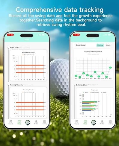 Portable Golf Launch Monitor Pro X1 Plus, Simulators for Home & Training, Mobile Launch Monitor for Golf Swing Analysis, Tracker & Swing Analyzer, Indoor Outdoor Use, Up to 10 Hours Battery Life. in Saudi Arabia