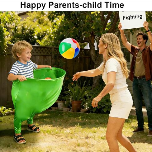 مجموعة ألعاب عيد الفصح المكونة من 17 قطعة من Granny Pants Yard Game، 2 سروال الجدة المضحك كبير الحجم مع 10 كرات، 2 مضخة هواء، ألعاب القذف في الهواء الطلق للأطفال في الفناء الخلفي في الحديقة وعيد الفصح وحفلات لم الشمل من 4 سنوات فما فوق in Kuwait