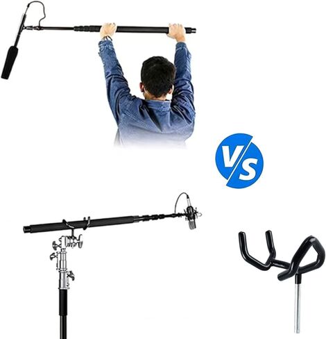 حامل عمود بوم، حامل معدني لحامل ذراع الرافعة لحوامل C وحوامل الميكروفون، حامل عمود ميكروفون ممتاز مع دعامة ناتئة لتسجيل صوتي محسن، حامل ميكروفون بوم in Kuwait