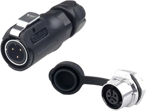 Single hole formal LP-12 quick single hole connector semi-metal 2 3 4 5 6 7 8 core waterproof aviation(3 core) in Saudi Arabia