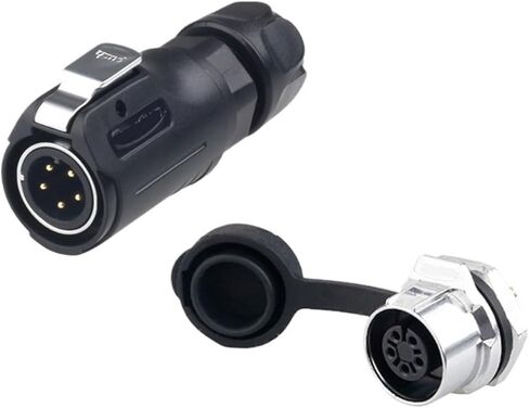 Single hole formal LP-12 quick single hole connector semi-metal 2 3 4 5 6 7 8 core waterproof aviation(3 core) in Kuwait