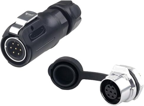 Single hole formal LP-12 quick single hole connector semi-metal 2 3 4 5 6 7 8 core waterproof aviation(3 core) in Saudi Arabia