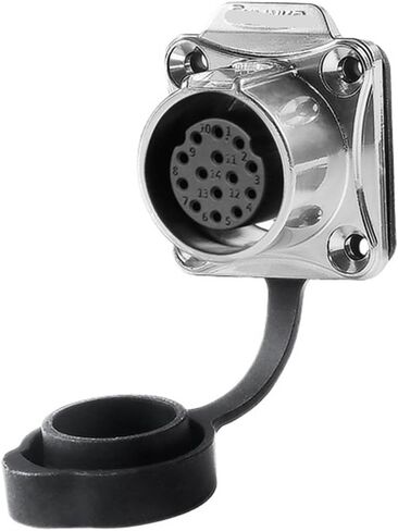 Industrial aviation 14 core LP20 with fence equipment male and female connector(Four hole female socket) in Kuwait