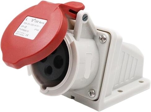 Industrial socket connector TYPR6618 mounted 16A 4-core three-phase four-wire in Kuwait