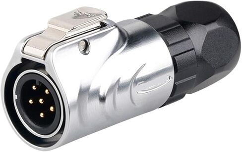 Metal male LP-12 waterproof aviation connector 2-8 core full metal thread installation connector(3 core) in Kuwait