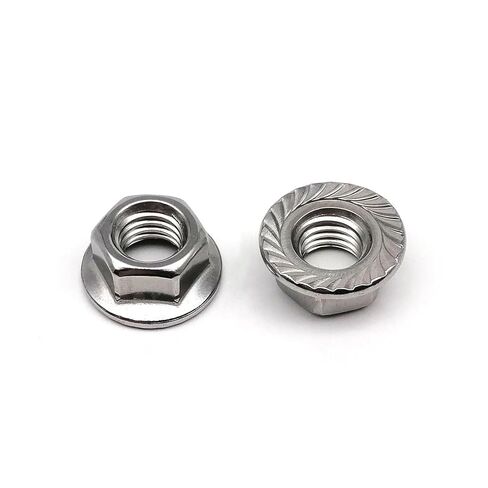 Lock Nuts, 5/10pcs M6 M8 M10 M12 Fine Thread DIN6923 304 A2-70 Stainless Steel Hexagon Hex Head Serrated Lock Spinlock(5pcs M10 Pitch 1.25) in Saudi Arabia