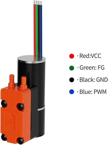 1.5L/min HLVP1.6 Diaphragm Vacuum Pump 3.7V DC Brushless Motor Air Pump, PWM Speed Control in Saudi Arabia