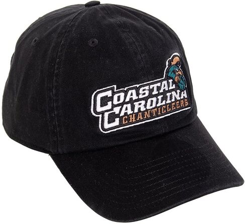 Coastal Carolina University Baseball Hat Chanticleers CCU Brimmed Embroirderd Hats Cap Adjustable Cloth Strap Adult (Style D) Teal in Saudi Arabia