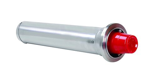 Dispense-RITE ADJ-1.50 in-Counter Cup Dispenser, Adjustable Stainless Steel, Fits 8 oz–24 oz Paper, Plastic or Foam Cups, 22" Length, Two Spring Design, One-Size-Fits-All, Easy Mounting Collar in Kuwait