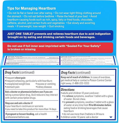أقراص Pepcid AC بالقوة الأصلية 90 قرصًا (عبوة من قطعتين) in Kuwait