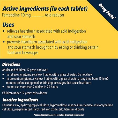 أقراص Pepcid AC بالقوة الأصلية 90 قرصًا (عبوة من قطعتين) in Kuwait