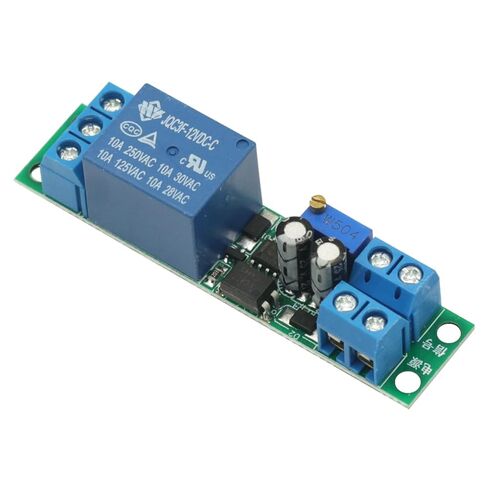 2Pcs DC 12V Timer Relay Adjustable Signal Trigger Timing Timer Delay Turn Off Delay Timer Switch Automatic Start with Optocoupler in Saudi Arabia