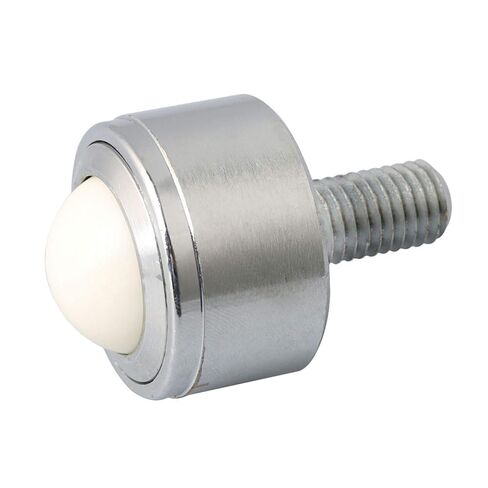 BQLZR 25 مللي متر الصلب النايلون الكرة نقل المعادن تحمل وحدة الكرة عجلة ناقل الأسطوانة M12x25mm الموضوع الجذعية المذرة in Kuwait