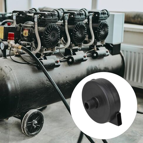 BQLZR ضاغط الهواء فلتر كاتم الصوت علبة الإسكان البلاستيكية السوداء قطر 19 ملم in Kuwait