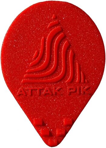 حزمة اختيار جيتار Acoustik Attak Bass - 4 اختيارات لتشكيل النغمات من أجل الصفعة والزمجرة والضرب والدقة | كمين + Stealth III XL + Surge II + Juggernaut | قبضة مضادة للانزلاق، نايلون متين (16 قطعة) in Saudi Arabia