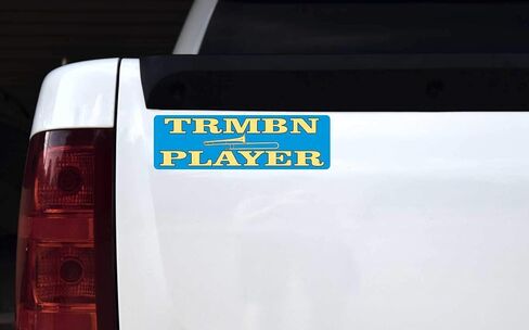 StickerTalk TRMBN Player Trombone Magnet, 10 inches by 3 inches in Saudi Arabia
