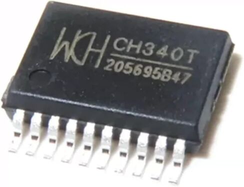 2PCS CH340T SMD SSOP20 USB Bus Adapter Chip in Saudi Arabia