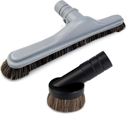 فرشاة أرضية هورسهير متوافقة مع حقيبة الظهر ProTeam Vacuum ومكنسة هوفر C2401، ملحق مقاس 14 بوصة للمنظف التجاري + فرشاة غبار مستديرة مقاس 3 بوصات، الجزء رقم 101446 in Kuwait