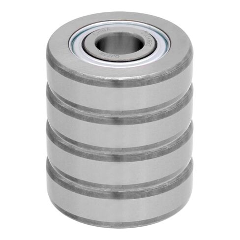 [4 عبوات] 203KRR3 - محمل كروي زراعي، معرف 0.625 بوصة (1/16 بوصة)، 2 بوصة OD، عرض 0.5906 بوصة، سدادتان شفة واحدة، آلات زراعية، درع معدني مزدوج in Saudi Arabia