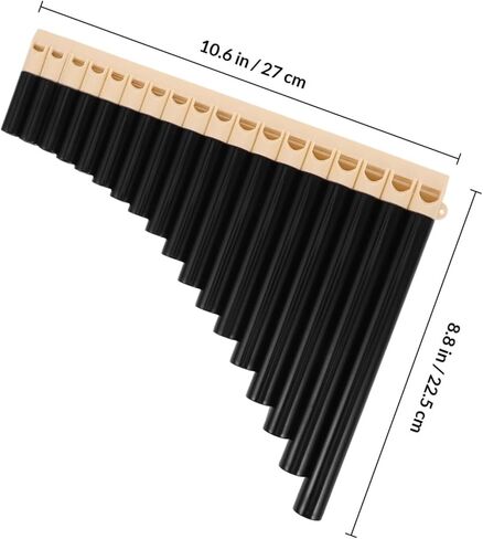 فلوت محمول مكون من 16 أنبوبًا باللون البني للمبتدئين وتعليم الموسيقى المدرسية، أداة شعبية صينية تقليدية للأداء والممارسة in Kuwait