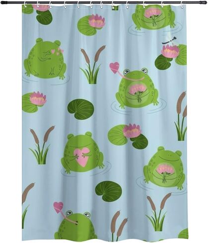 Dragonfly Print Shower Curtains with Hooks, Summer Waterproof Summer Shower Curtain, Washable Fabric Holiday Boho Curtains for Bathroom for Bathtub Bathroom Pretty Decor 48×72 in in Kuwait