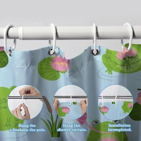 Dragonfly Print Shower Curtains with Hooks, Summer Waterproof Summer Shower Curtain, Washable Fabric Holiday Boho Curtains for Bathroom for Bathtub Bathroom Pretty Decor 48×72 in in Kuwait