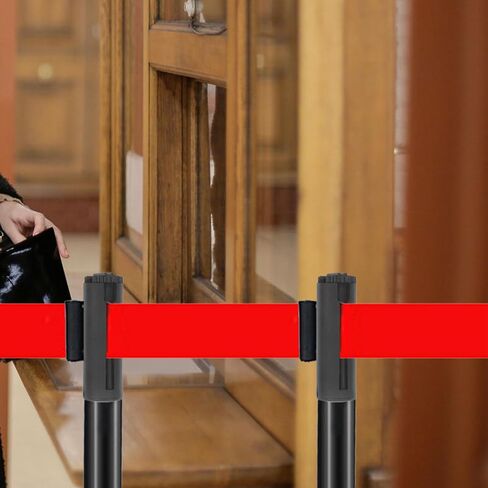 PRETYZOOM Cylindrical Handle Replacement for Crowd Control Retractable Belt Barrier Accessories Compatible with Wall Mount Safety Barriers and Rope Line Systems in Kuwait