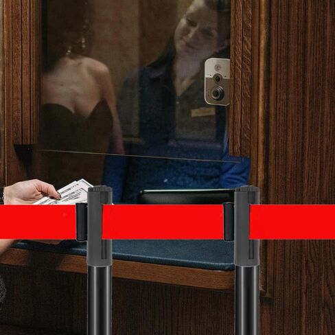 PRETYZOOM Cylindrical Handle Replacement for Crowd Control Retractable Belt Barrier Accessories Compatible with Wall Mount Safety Barriers and Rope Line Systems in Kuwait