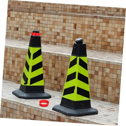 10PCS Plastic Traffic Cone Chain Connector Red Safety Chain Link Hook Ring for Road Barriers and Construction Sites in Saudi Arabia