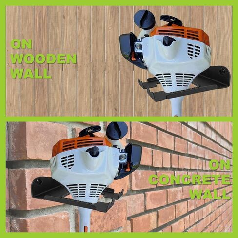 2Pcs Garage Organizer Trimmer Rack,Garden Power Tool Hanger Weed Whackers Holder Wall Mounted for Grass Trimmer, Hedge Trimmer, Garage Trimmer,Garage Organization Storage Shed Organizer in Saudi Arabia