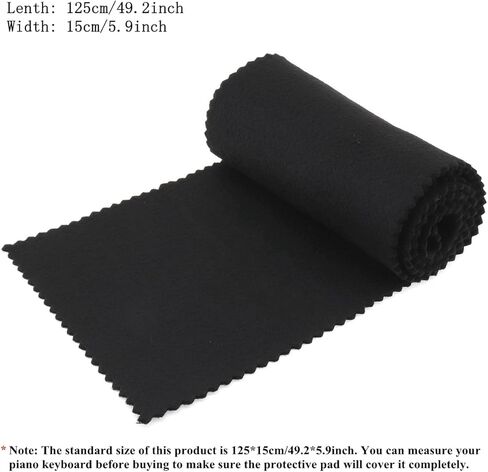 Piano Keyboard Cover, Anti-Dust Key Cover Cloth for 88 Keys Electronic Keyboard, Digital Piano in Saudi Arabia