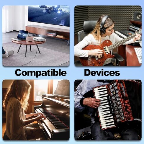 MIDI DIN 8 Pin Splitter Y Cable Adapter 8pin DIN 1 Male to 2 Female Extension Cord Wire for MIDI Keyboard Electric Piano TV Monitor Projecto-30cm/11.8in in Saudi Arabia