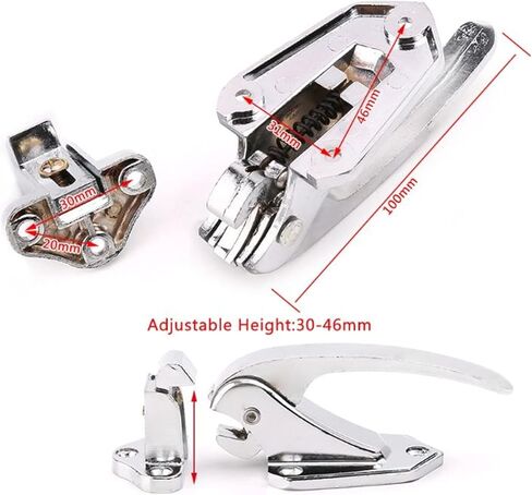 مقبض الباب سبائك الزنك مقبض الباب قفل الربيع تحميل مقبض سحب مزلاج للفرن الثلاجة الفريزر in Kuwait