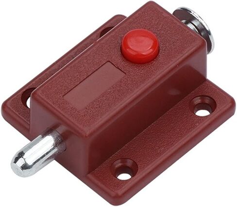 Latch Lock Furniture Plastic Enclosure Push Button Control Automatic Butt Connection Bolt Latch Home Security Button in Saudi Arabia