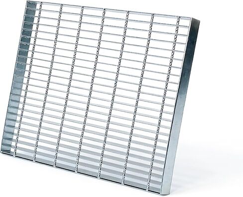 Outdoor Galvanized Steel Drain Grate, 6600 lb Heavy Duty Metal Catch Basin Grate for 28x28 Inch Class Channel Grate, Rust-Resistant Square Drainage Grates for Garage, Sewer, Dowmspout, Driveway in Kuwait