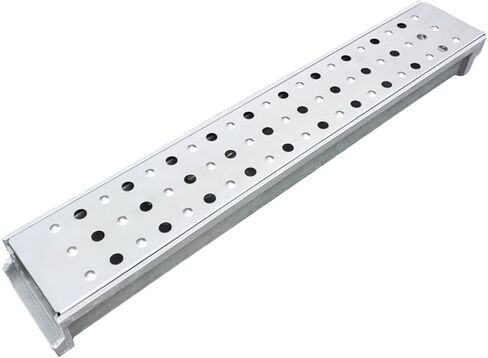2 Ft Channel Drain, Outdoor Metal Drainage Grates for Yard Driveway Walkway Floor, U Shaped Trough Cover Plate Trench Low Profile Durable (Color : Style 3) in Saudi Arabia