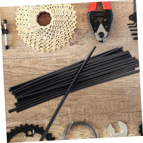 Toyvian 75pcs Dirt Bike Wheel Rim Wraps Protector Kit Stylish Black Covers Easy Installation Durable Material Fits Motorcycles and Bicycles in Saudi Arabia