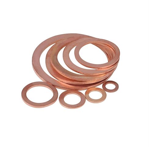 Qinlu-غسالات النحاس المسطحة سحق طوقا حلقة الختم للساعة البحرية M5 M6 M8 M10 M12 M14 M16 M18 M20 M22 M24 M48، لإصلاح المصانع (M20X26X1.5 (2 قطعة)) in Kuwait