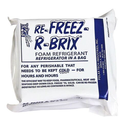 عبوات مبردات رغوية من Polar Tech RE-FREEZ-R-BRIX RB15، سعة 15 أونصة (علبة مكونة من 12 قطعة) in Kuwait