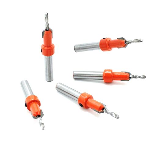 Adjustable Counterbore, Steel Alloy Drill Bit Set, Efficient Counterbore Drill with Hex Key, for Drilling Rig, Hand Drill, Charging Drill, Drill bit Reamer Set for Woodworking in Saudi Arabia