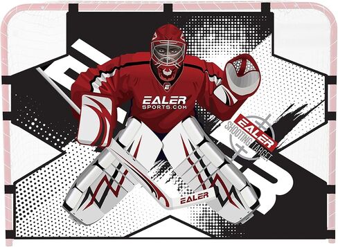 Ealer HTST20 Goalie Shooting Target - Ice & Street Hockey Goal Practice with 5 Precision Targets in Saudi Arabia
