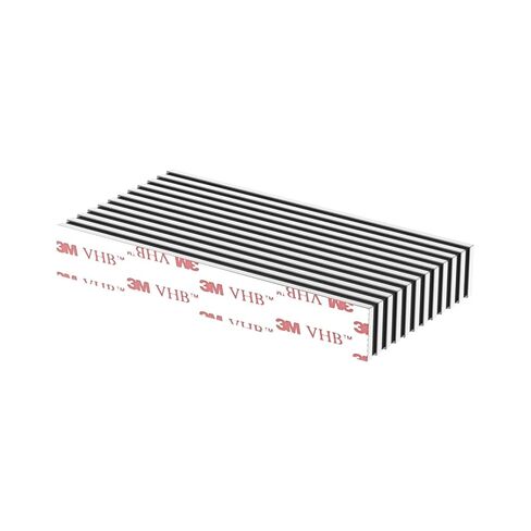 N52-2.5" x 3/8" x 1/16" - 12 Pack, Powerful Rare Earth Rectangular Magnet with 3M 4920VHB Adhesive, Neodymium Bar Magnets, Self Adhesive Block Magnet, Strong Neodymium Magnets Strips in Saudi Arabia