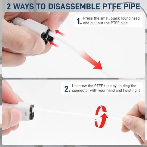 Upgrade ABS 4-in-1 PTFE Adapter Replacement for Bambu Lab A1/A1mini 3D Printer Accessories,Excellent AMS Tubing Connectors in Saudi Arabia