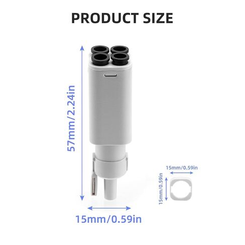 Upgrade ABS 4-in-1 PTFE Adapter Replacement for Bambu Lab A1/A1mini 3D Printer Accessories,Excellent AMS Tubing Connectors in Saudi Arabia