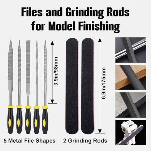 36Pcs 3D Printer Tools Kit with Transparent Storage Box, 3D Printer Accessories with Cutter, Tweezers, Scrapers, Brushes, Metal Files and Grinding Rods for 3D Printing Tasks and Cleaning in Saudi Arabia