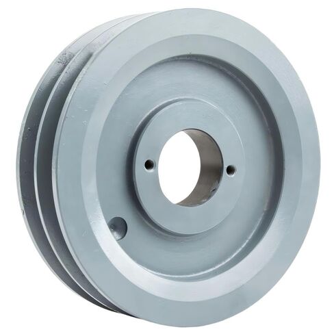 2BK67H/H-3/4 Compressor 6.5" Dual Groove Belt B Section 5L Pulley - for Masterdrive Mechanical Power Transmis Part - Cast Iron Pulley Replacement - w/ 3/4" Sheave Bushing Gray Solid Steel in Saudi Arabia