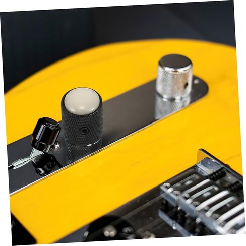 Totority 4pcs Metal Dome Volume Control Knobs for Electric Guitar Bass Chic Finish Easy Volume for Recordings Practice in Saudi Arabia