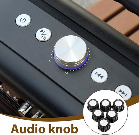 ARTIBETTER 6pcs Volume Potentiometer Knobs for Amplifiers Shaft Control Knobs for Audio Mixer and Guitar Replacement in Saudi Arabia
