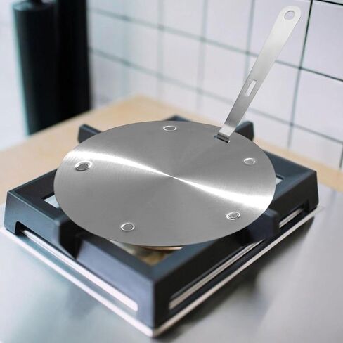 لوحة الحث الحراري مع مقبض قابل للإزالة لوازم المنزل المحمولة المصنوعة من الفولاذ المقاوم للصدأ للطهي لوحة توصيل متساوية، قطر 24 سم in Kuwait